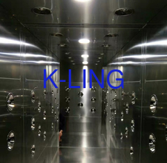 Z Type Clean Room Air Shower Tunnel Satu Orang Dengan Kedua Sisi Hembusan