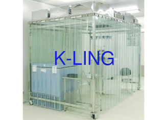 Movable Vertikal Aliran Udara SoftWall Clean Room 304 Stainless Steel Cleanroom