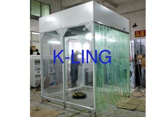 0,175 KW Vertikal Aliran Udara Booth Steel Dengan Struktur Modular Dilapisi Bubuk