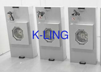 Unit Filter Kipas HEPA Aluminium Galvanis / FFU 1175x575mm Untuk Booth Bersih