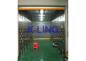Anti-Static Class 1000 Cleanroom Air Shower Tunnel Dengan 3 Directional Blowing