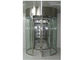 Stainless Steel 304/201 Cleanroom Air Shower Kustom Dengan Pintu Geser Otomatis