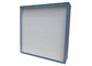 GMP Cleanroom H14 TOP Side Gel Seal HEPA Filter Udara Dengan Bingkai Aluminium Diekstrusi