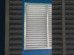 Efisiensi Pembersih Udara Panel Pleated Filter 46mm/96mm G4 Rating 5um Porositas