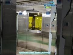 Sistem kontrol PLC kamar bersih otomatis Air Shower sesuai dengan monitor