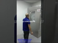 Bilik Pancuran Udara Ruangan Bersih Industri Farmasi Kelas 100 dengan Nozel Baja Tahan Karat