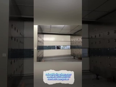 PVC Fast Rolling Door Air Shower Clean Room Dengan Warna Putih / Merah Biru