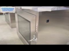 Kotak Lewat Ruangan Bersih Sterilisasi / Desinfeksi dengan Interlock Mekanik Shenzhen Atau Pelabuhan Pemuatan