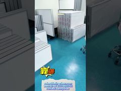 Filter Udara HEPA Media Serat Kaca Mini-Pleats Hot Melt Glue untuk Pameran Industri Farmasi