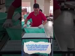 Humidity Resistant Synthetic Fiber Pocket Air Filter With Aluminium Alloy Frame Demo