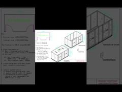 Solusi Cleanroom modular khusus/Softwall Clean Room untuk Industri