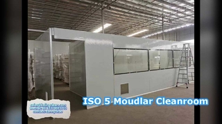 Lampu Pemurnian Perakitan Cepat Modular Cleanroom ISO5