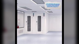 Panel Cleanroom Modular hardwall Pengaturan Cepat ISO 5-8