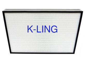 Bingkai Aluminium Ekstrusi Mini Pleat HEPA Filter Tanpa Separator Sertifikasi ISO