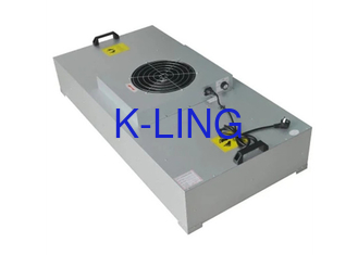 Unit Filter Kipas Ukuran Standar 220VAC 50Hz Lembar Galvanis Untuk Kamar Bersih