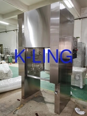 Tingkat Perlindungan IP54 Air Shower Tunnel Dengan Sistem Pencahayaan LED Dan Mini Pleats HEPA Filter