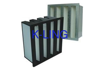 V Bank Filter Udara Kapasitas debu 18 Sq.M Dengan gasket EVA Dengan kapasitas menahan debu besar