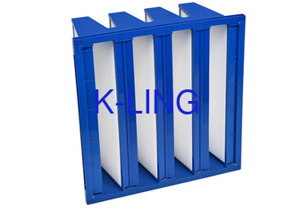 Kapasitas Media V Bank Filter / V Cell Filter dengan Struktur EVA Gasket Beads