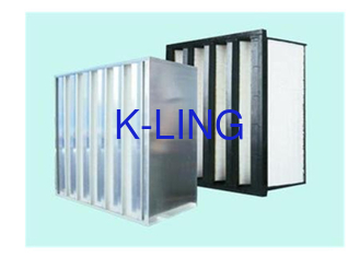 V Cell Filter - Kapasitas Penampung debu 18 Sq.m Filtrasi konsisten F9 Efisiensi