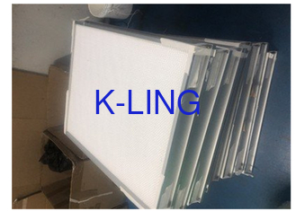Disesuaikan ≤100.C Hot Melt Adhesive Mini Pleated Aluminium Alloy ULPA Air Filter