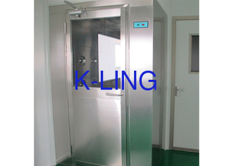 PLC dikendalikan kamar bersih Air Shower Dengan HEPA Filter Dan 200 Pa Tekanan Udara