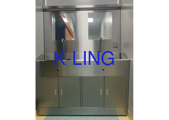 Stainless Steel Medical Grade Cuci Tangan Bedah Sink Dengan Sink Scrub Aseptik