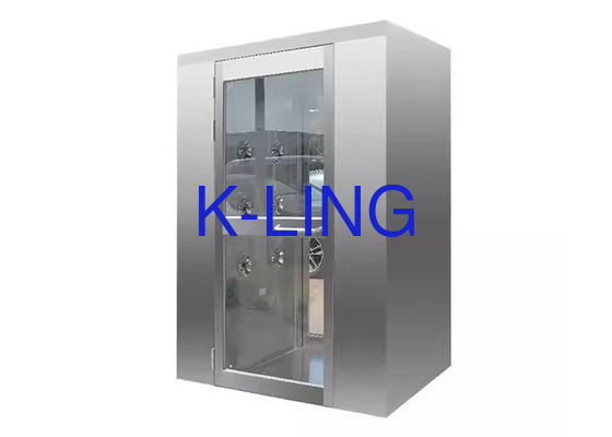 Kamar Mandi Udara Industri Baja Rinsing 304 Dengan Pencahayaan LED