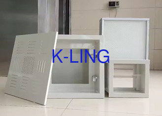 Kerangka baja berlapis bubuk Kotak Filter Efisiensi Tinggi Dengan Konsumsi Daya Rendah