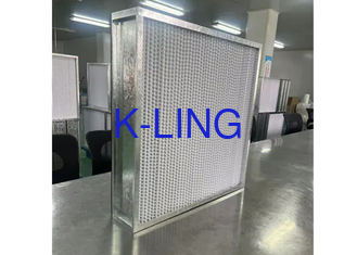 ULPA Hepa Filter Dengan Kerangka Alloy Aluminium Dan Serat Kaca Berat 10 Kg