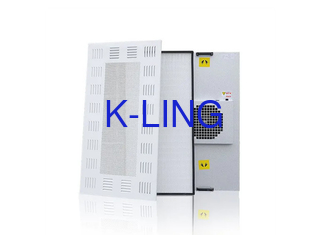 Tingkat kebisingan 45 DB Unit Filter Kipas Putih 650 X 650 X 350mm Untuk Industri