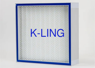 AB Glue Seal HEPA Filter Udara Dengan Efisiensi Filter 99,97% Dan Kecepatan Udara 0,45m/S