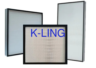Mini Pleats H13 Filter Udara Untuk Dan 300 kaki kubik Per Menit Aliran Udara