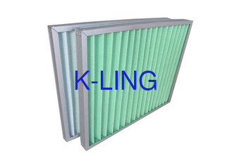 Panel pleated tahan kelembaban tinggi Pre-filter dalam kemasan kotak untuk lingkungan industri