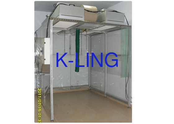 Kelas 100 Efisiensi Tinggi Softwall Clean Room untuk Industri Semikonduktor dengan Laminar Flow Booth