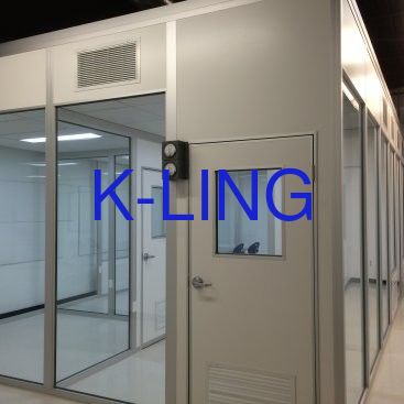 Ruang Bersih Modular dengan Filter HEPA dan Prefilter, Panel Sandwich Gelas Magnesium Rock Wool 50mm, dan Tingkat Pembersihan ISO5 hingga ISO8