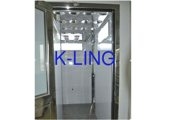 Terowongan shower udara otomatis vertikal dengan filter udara efisien tinggi