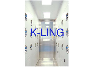 Mesin Shower Air Listrik Interlock Cleanroom Dengan Dua Arah Pemukulan