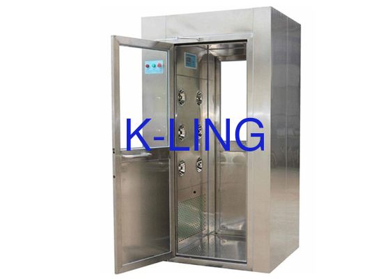 99.99% ULPA Filter Kamar bersih Air Shower dengan LED Display dan bahan SUS 304