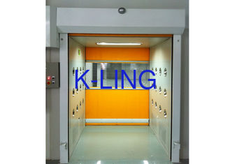 PVC Rolling rana Door cleanroom Shower udara mikro-elektronik PLC Control System