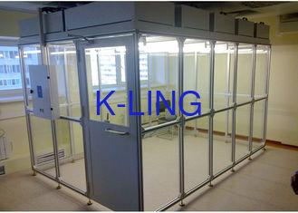 Bingkai Profil Aluminium OEM Softwall Clean Room ISO 5 ISO 7 Dispensing Booth