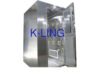 Pintu Otomatis Stainless Steel Clean Room Air Shower Tunnel Di Industri Farmasi