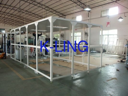 Ruang bersih dengan dinding film PVC dan ruang aliran laminar ukuran khusus
