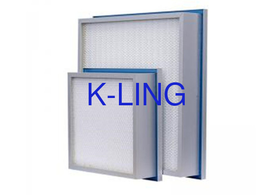 HEPA Filter Udara dengan AB Glue Seal EVA Gasket 99,97% Efisiensi Desain Mini Folds