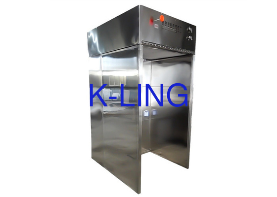 Touch Screen Dispensing Booth Sampling Booth Solusi baja tahan karat