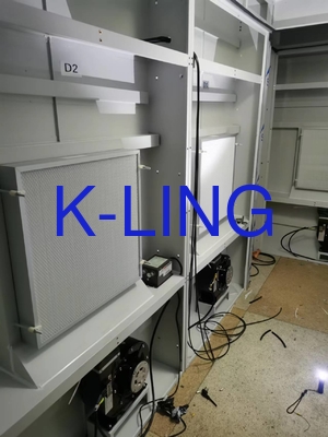 Stainless Steel Cleanroom Air Shower Tunnel Untuk Lingkungan Terkontrol - Kisaran Suhu yang Luas