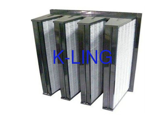 V Bank Filter Udara Kapasitas debu 18 Sq.M Dengan gasket EVA Dengan kapasitas menahan debu besar