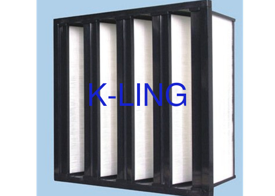 Kapasitas Media V Bank Filter / V Cell Filter dengan Struktur EVA Gasket Beads