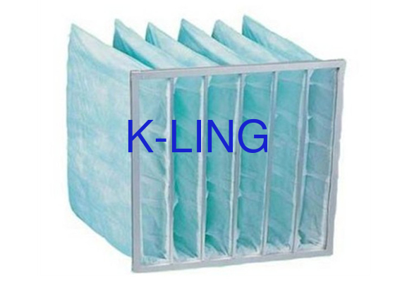 Filter udara saku dengan bingkai paduan aluminium untuk lingkungan kelembaban