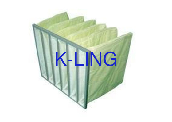 Efisiensi Kantong Filter Serat Sintetis Kantong Filter Udara Dengan Bingkai Alloy Aluminium