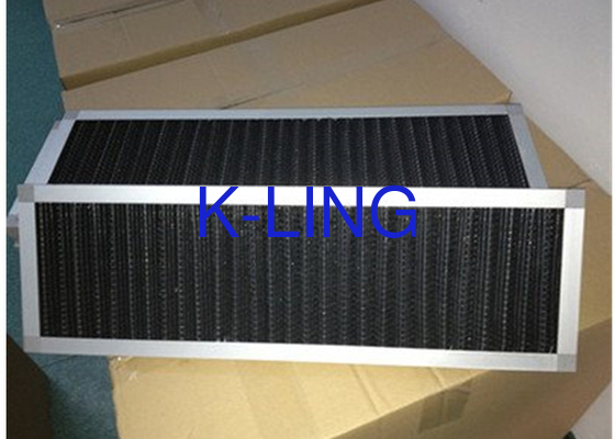 Filter udara panel pleated bahan karbon aktif untuk pemurnian udara